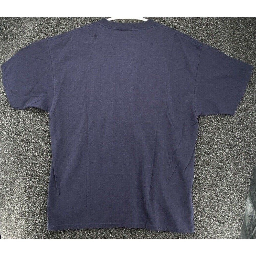 Bad Boy Athletics Shirt Men's XL Blue 1990's USA Made 3D Graphic Vintage Y2K - Picture 3 of 9